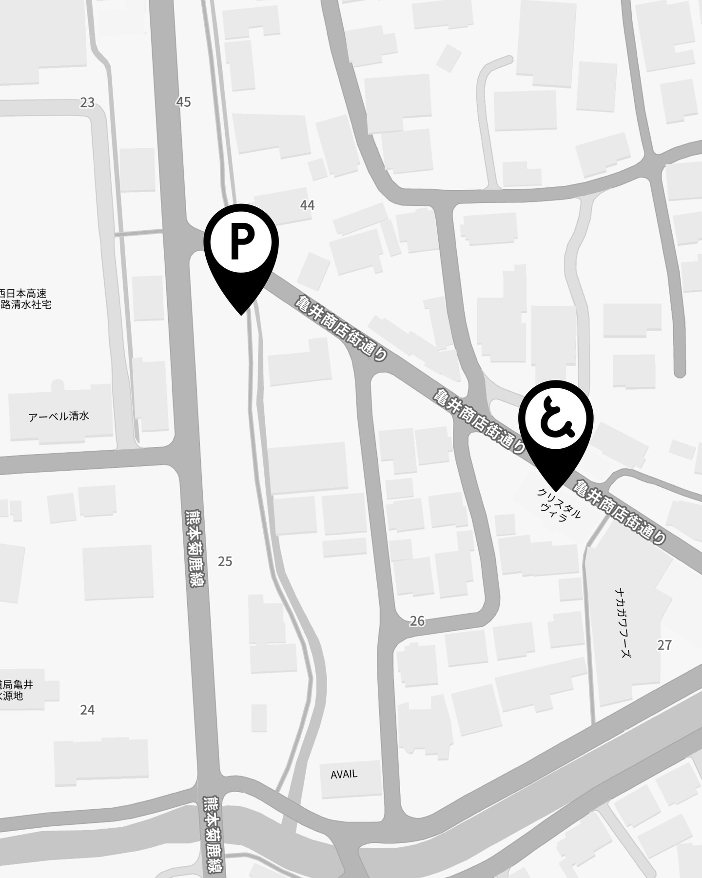 AND新オフィスの周辺地図